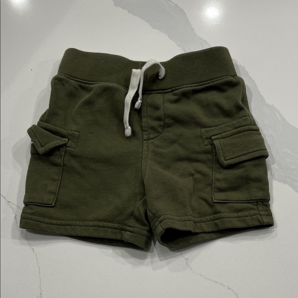 GAP Kids Dark Green Cargo Shorts